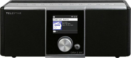 TELESTAR DIRA S 20C Cu alimentare la rețea cu Bluetooth și USB Negru
