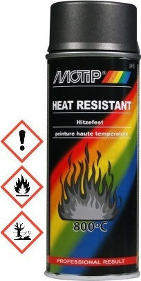 Motip Dupli Спрей Боядисване Heat Resistant Висока температура с Мат Ефект Въглени 400мл
