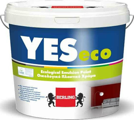 Berling Yes Eco Plastic Ecological Paint for Interior Use White 9lt