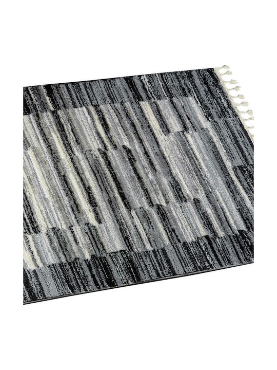 Madi Street Modern Bedroom Rugs Set Gray STREET-BED SET 3pcs