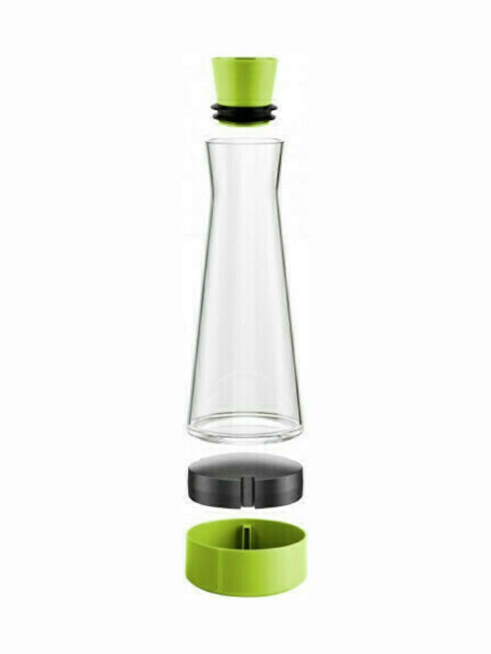 Tefal Flow Slim Glass Decanter 35cm with Stopper Green 1000ml