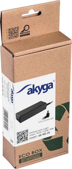 Akyga Laptop Charger 90W 19.5V 4.62A for HP without Power Cord