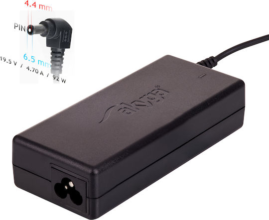 Akyga Laptop Charger 92W 19.5V 4.7A for Sony without Power Cord