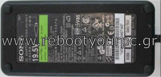 Sony Coreparts Laptop Charger 120W 19.5V 6.2A for Sony without Power Cable