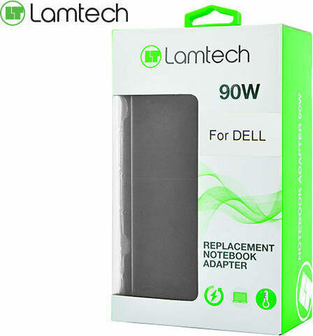 Lamtech Φορτιστής Laptop 90W 19.5V 4.62A για Dell χωρίς Καλώδιο Τροφοδοσίας