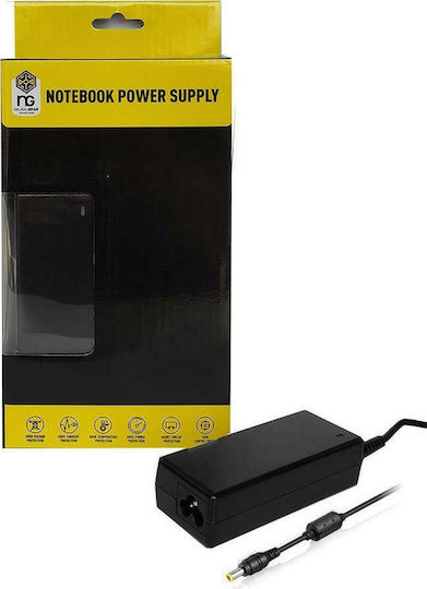 NG Laptop Charger 90W 19V 4.74A for Samsung with Detachable Power Cord