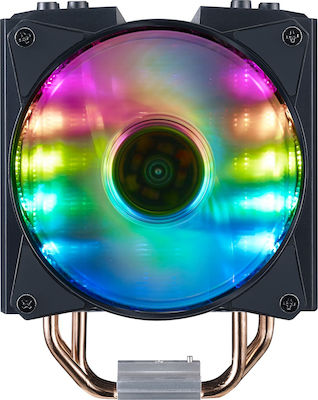 CoolerMaster MasterAir MA410M RGB Ψύκτρα Επεξεργαστή Διπλού Ανεμιστήρα για Socket AM4/115x/AM3/AM3+
