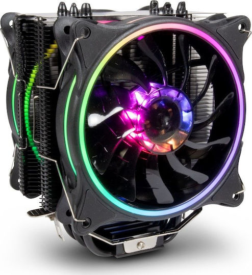 Inter-Tech Argus SU-280 RGB Dual Fan CPU Cooling for AM4/1200/115x Socket