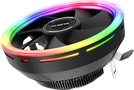 Alseye H120Z CPU Cooling Fan with RGB for AM4/115x Socket