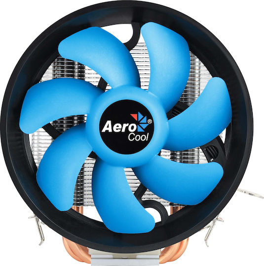 Aerocool Verkho 3 Plus Ψύκτρα Επεξεργαστή για Socket AM4/1200/115x/AM3/AM3+ Μπλε