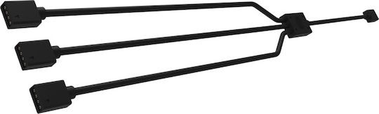 CoolerMaster LED-Verteiler/Verlängerungskabel 1-3 RGB-Verteilerkabel 0,58 m, schwarz (R4-ACCY-RGBS-R2) (R4-ACCY-RGBS-R2)
