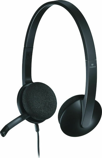 Logitech H340 On Ear Multimedia Headphone with Microphone USB-A
