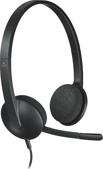 Logitech H340 On Ear Multimedia Headphone with Microphone USB-A