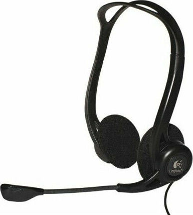 Logitech 960 On Ear Multimedia Headphone with Microphone USB-A