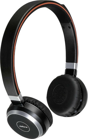 Jabra Evolve 65 MS Stereo Ασύρματα On Ear Multimedia Ακουστικά με μικροφωνο και σύνδεση Bluetooth / USB-A