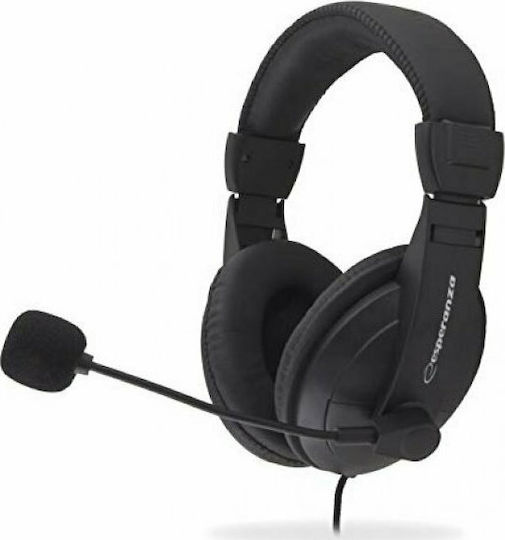 Esperanza EH103 Over Ear Multimedia Ακουστικά με μικροφωνο και σύνδεση 3.5mm Jack
