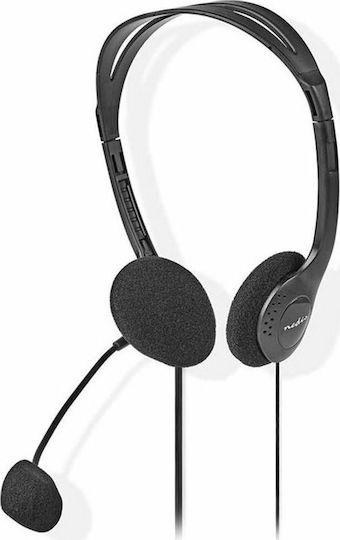 Nedis On Ear Multimedia Headphone with Microphone 3.5mm Jack CHST100BK