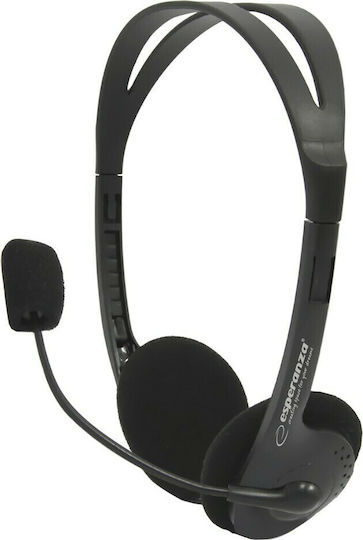 Esperanza EH102 On Ear Multimedia Ακουστικά με μικροφωνο και σύνδεση 3.5mm Jack