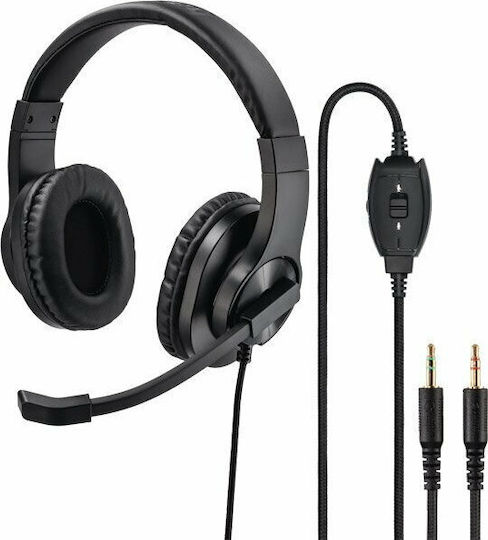 HAMA HS-P300 Over Ear Multimedia Ακουστικά με μικροφωνο και σύνδεση 3.5mm Jack