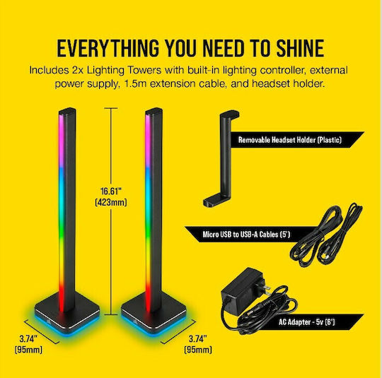 Corsair iCUE LT100 Headset Accessories RGB (CD-9010002-EU)