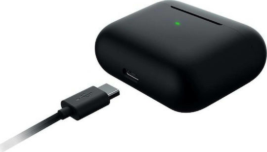 Razer Hammerhead X Ohrstöpsel Bluetooth-Freisprecheinrichtung Kopfhörer mit Schweißresistenz und Ladeetui Schwarz