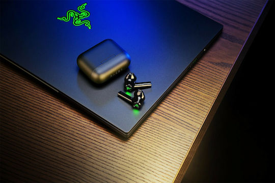 Razer Hammerhead X Ohrstöpsel Bluetooth-Freisprecheinrichtung Kopfhörer mit Schweißresistenz und Ladeetui Schwarz