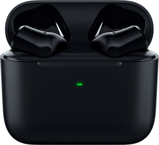 Razer Hammerhead X Ohrstöpsel Bluetooth-Freisprecheinrichtung Kopfhörer mit Schweißresistenz und Ladeetui Schwarz