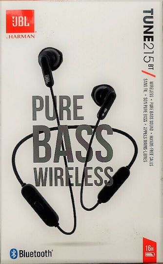 JBL Tune 215BT Earbud Bluetooth Handsfree Ακουστικά Μαύρα