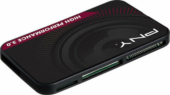 PNY High Performance Card Reader USB 3.0 για SD/microSD/MemoryStick/CompactFlash/xD