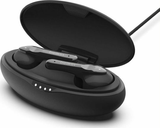 Belkin Soundform Move In-ear Bluetooth Handsfree Earphones with Sweat Resistance and Charging Case Black