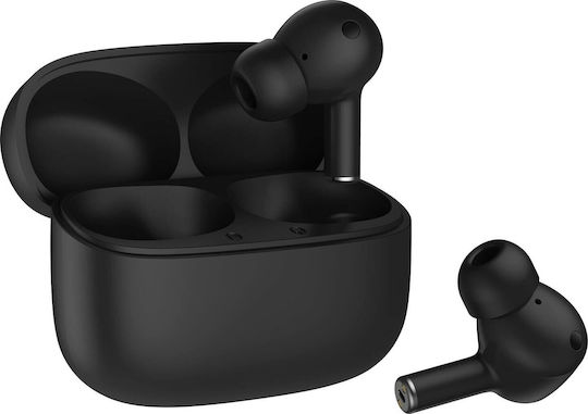 Savio ANC-102 In-ear Bluetooth Handsfree Earphones with Charging Case Black