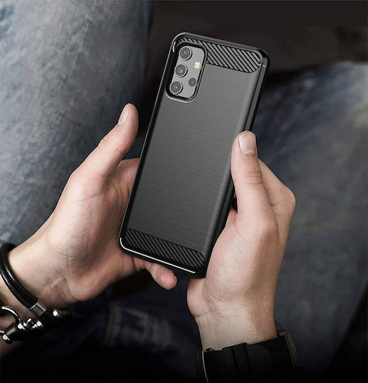 Hurtel Back Cover Σιλικόνης Μαύρο (Galaxy A32 4G)
