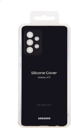 Samsung Back Cover Silicon 1.4mm Negru (Galaxy A72)