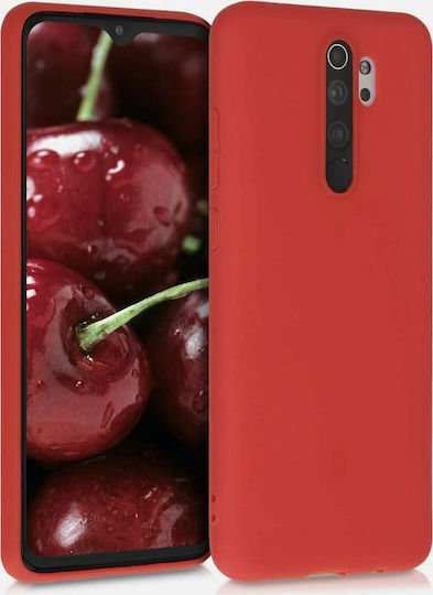 Back Cover Σιλικόνης Κόκκινο (Redmi Note 8 Pro)