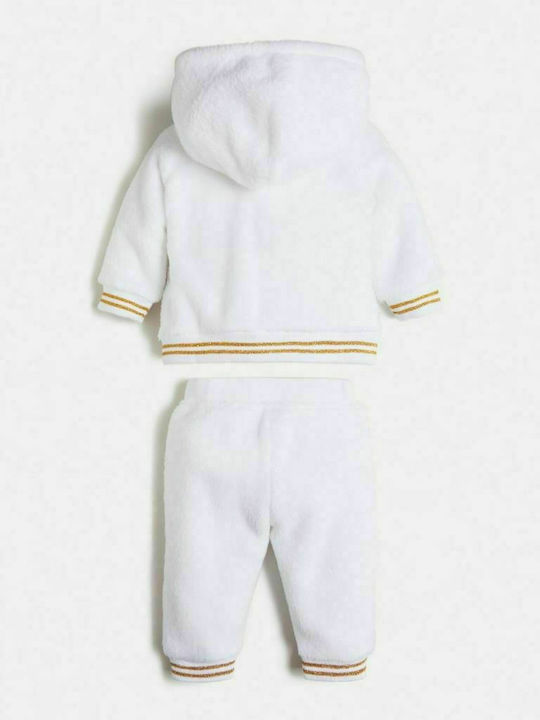 Guess Kids Sweatpants Set White 2pcs