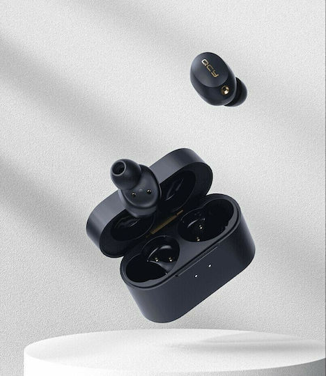QCY HT01 In-Ear Bluetooth-Freisprecheinrichtung Kopfhörer mit Ladeetui Schwarz