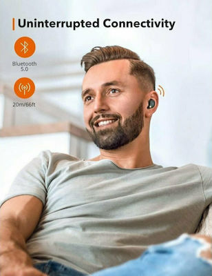 SoundLiberty 79 In-ear Bluetooth Handsfree Ακουστικά με Θήκη Φόρτισης Μαύρα