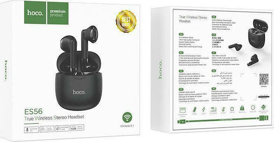 Hoco ES56 Scout Earbud Bluetooth Handsfree Earphones with Charging Case Black