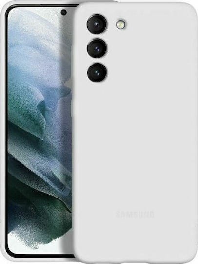 Samsung Silicone Cover Umschlag Rückseite Silikon Gray (Galaxy S21 5G)