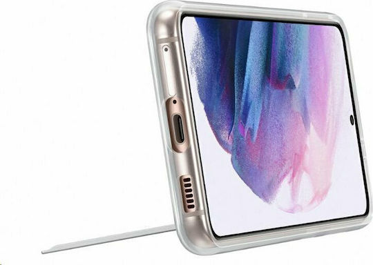 Samsung Clear Standing Cover Back Cover Plastic Transparent (Galaxy S21 5G)