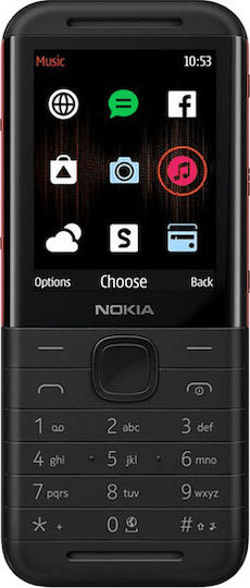 Nokia 5310 2020 Dual-SIM Handy mit Tasten (Englisches Menü) Schwarz/Rot