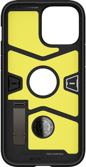 Spigen Tough Armor Plastic / Silicone Back Cover Durable Gunmetal (iPhone 13 Pro Max)