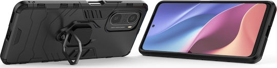 Hurtel Ring Armor Back Cover Πλαστικό / Σιλικόνης Μαύρο (Poco F3 / Mi 11i)