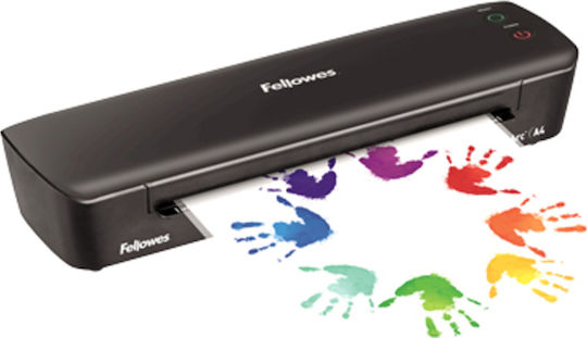 Fellowes Πλαστικοποιητής Arc Επιτραπέζιος Black για A4 80 microns