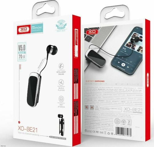 XO BE21 In ear Bluetooth хендсфри Слушалка Черен