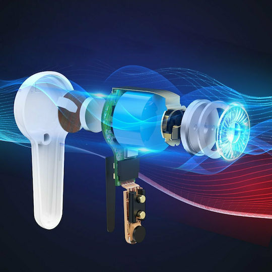 Tronsmart Apollo Air + In-Ear Bluetooth-Freisprecheinrichtung Kopfhörer mit Schweißresistenz und Ladeetui Weiß