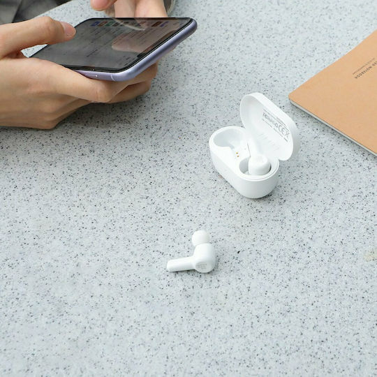 Tronsmart Apollo Air + In-Ear Bluetooth-Freisprecheinrichtung Kopfhörer mit Schweißresistenz und Ladeetui Weiß