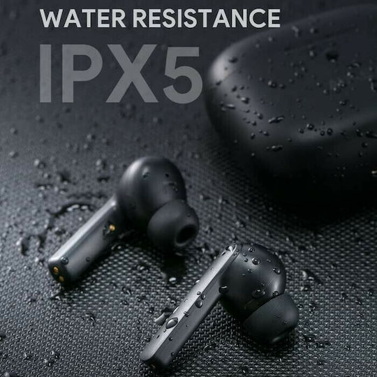 Aukey EP-N5 In ear Bluetooth хендсфри Слушалки с Устойчивост на Пот и Кутийка за Зареждане Черен