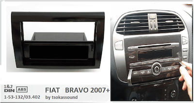 DIN Fascia Panels 2 Din for Fiat Bravo 2007 - 2014 for Fiat Bravo