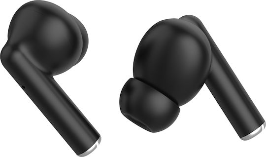 Lamtech LAM021837 In ear Bluetooth хендсфри Слушалки с Кутийка за Зареждане Черен